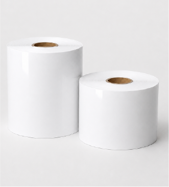 Paper labelstock rolls for self-adhesive label printing applications
HTML: alt="Paper labelstock rolls for self-adhesive label printing applications"